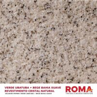 Imagem de REVESTIMENTO CRISTAL GRANITO VERDE UBATUBA + BEGE BAHIA SUAVE 23 KG - ROMA